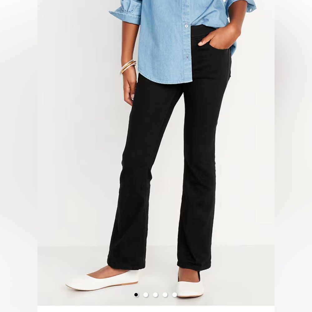 NWTOld Navy girls Black Boot Cut Jeans